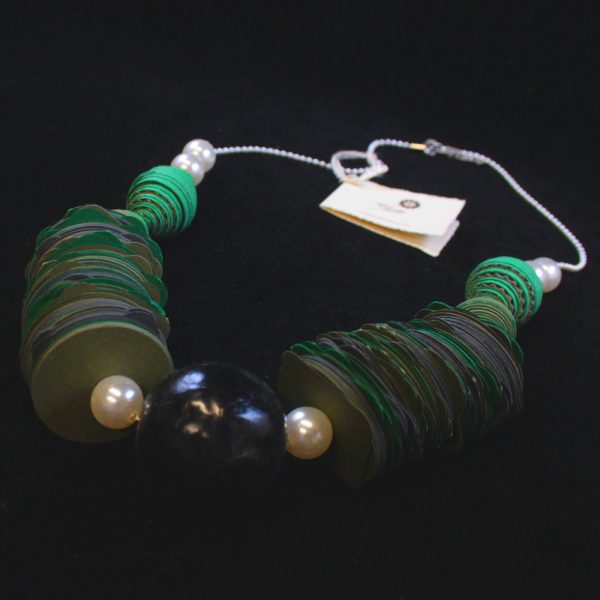 Collana Diana Nero Verde - immagine 3