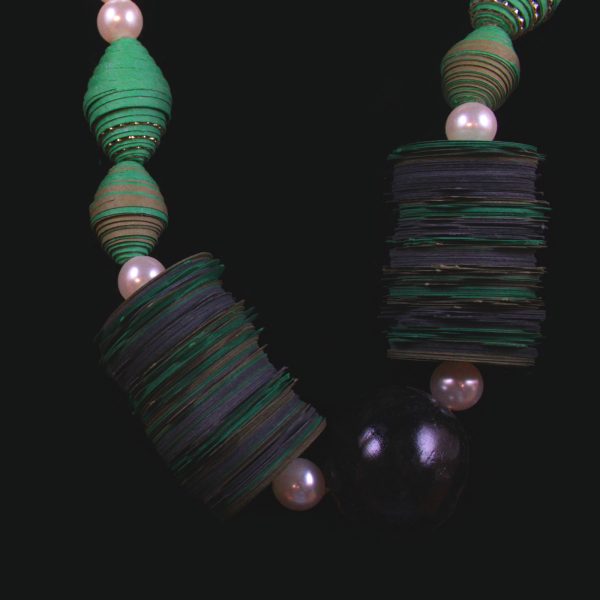 Collana Venere Nero Verde - immagine 4