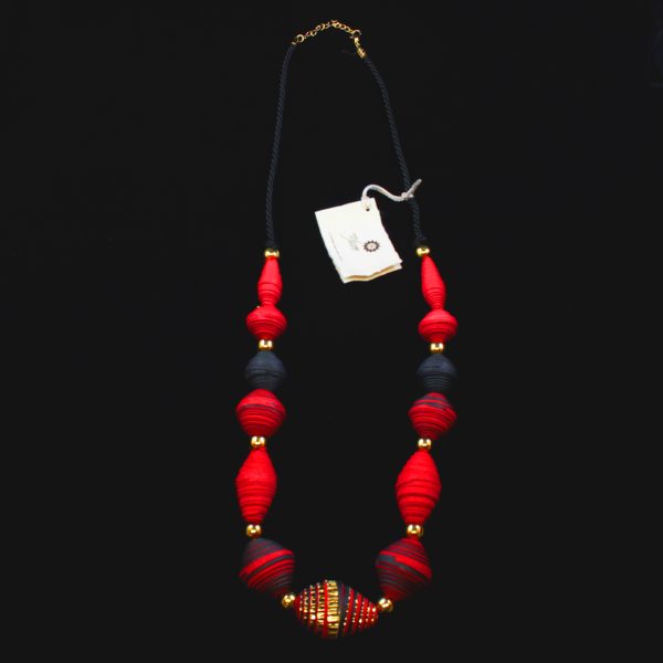 Collana Venere Rosso Nero