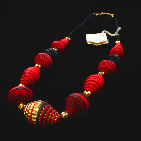 Collana Venere Rosso Nero - immagine 3