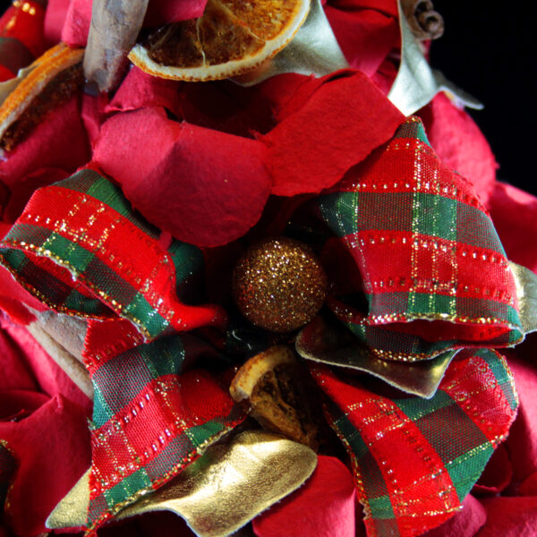 Albero Rosso Tartan Cannella - immagine 2