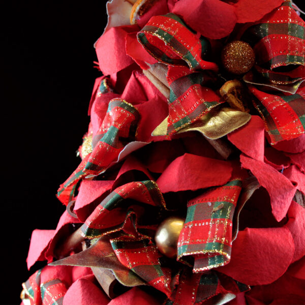 Albero Rosso Tartan Cannella - immagine 4