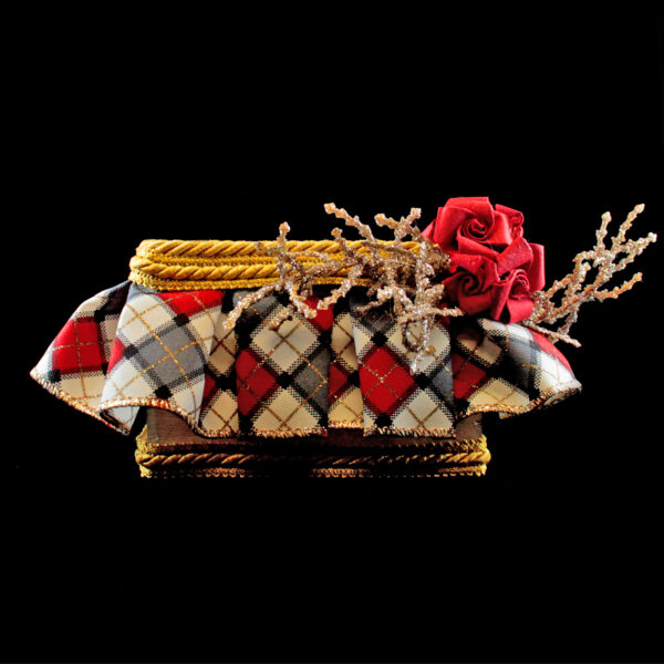 Cassettina Arlecchino Rose Rosse - immagine 2